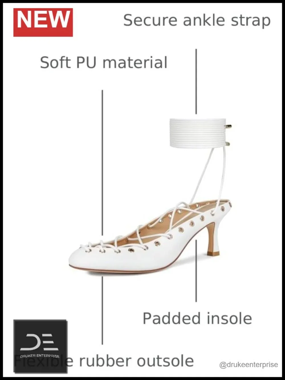 Kitten Heel Pumps Round Toe Ankle Strap Wedding Party Shoes